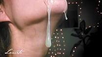 Enthusiastic Close Up Blowjob w  Throbbing Cum In Mouth   Pulsating Dick