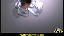 Huge black gloryhole cock blowjob 5