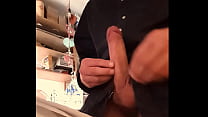 Hot stroking of my hard cock