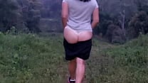 wife decides to cheat on her husband outdoors to earn 250
