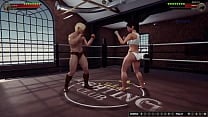 Johnny Walker Black VS Marie Vero Naked Fighter 3D