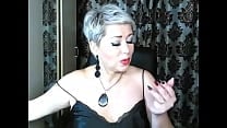 Naughty lustful granny deftly plays with her holes and faithfully sucks grandpa  039 s dick  