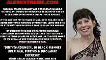 Dirtygardengirl in black fishnet self anal fisting amp prolapse extreme Dirtygardengirl in black fishnet self anal fisting amp prolapse extreme