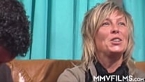 Chesty mature hoe riding cock in threesome Chesty mature hoe riding cock in threesome