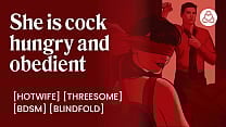 Suprising my wife with a DP Amateur wife sharing with my friend Blindfolded wife swallows cum Suprising my wife with a DP Amateur wife sharing with my friend Blindfolded wife swallows cum