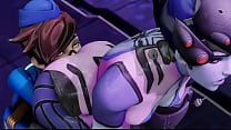 Tracer Worships Widowmaker  039 s Ass