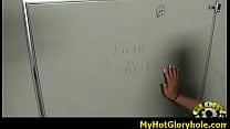 White whore sucks and fucks black cock for cusmhot at gloryhole 29