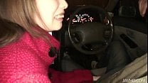 Horny Rinka steams up the windows in a car sucking a cock Horny Rinka steams up the windows in a car sucking a cock