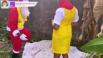 AFRICA SEX  SANTA CLAUS SHOWS UP WITH GIFTS OF BIG COCK  PLEASE SUBSCRIBE TO RED