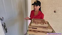 Jay Romero and Rion King wants some pizza and Ember Snow delivered it fresh and hot with an extra threesome service Jay Romero and Rion King wants some pizza and Ember Snow delivered it fresh and hot with an extra threesome service