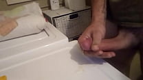 Cum in bathroom