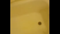 21 Year old Peeing in the bathtub