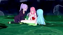 Shuna and Shion Rimuru in the hot springs   The time i got reincarnated as a slime Parody Shuna and Shion Rimuru in the hot springs   The time i got reincarnated as a slime Parody