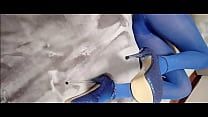 preview   Milf in blue  pantyhose  shoes  skirts preview   Milf in blue  pantyhose  shoes  skirts
