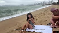 Public Dick Flashing Hottie Lets Me Cum On Her Tits