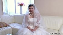 Japanese bride Emi Koizumi cheated after the wedding ceremony uncensored