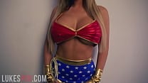WONDER WOMAN WITH BIG TITS SUCKS COCK COMING SOON