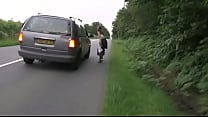 Slutty hitchhiker gives her ass for a ride Slutty hitchhiker gives her ass for a ride