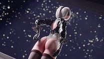 2B Orde ntilde a Las Bolas A J oacute venes Machos   Nier  Automata