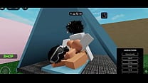 Eu fodo minha amiga secretamente em uma barraca de acampamento no Roblox