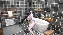St  Louis Azur Lane Hentai Bathroom Undress Dance Tell Me Song Big Boobs Mmd 3D Green Hair  CLIP 