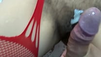 Stepson puts his big cock in my pussy and wants to cum inside big cumshot
