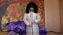 Milf in a down coat in a hood with fur trim sucks a big dildo in different positions Amateur fetish Milf in a down coat in a hood with fur trim sucks a big dildo in different positions Amateur fetish