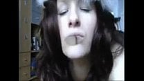 Slut takes massive Dildo Slut takes massive Dildo