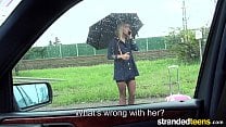 StrandedTeens Hitchhiking Steurtess loves cock