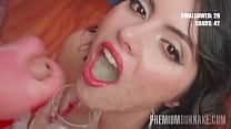 PremiumBukkake Prim swallows 94 huge cumshots
