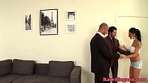 Glam eurobabe facialized after double penetration Glam eurobabe facialized after double penetration