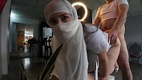 Religious Muslim gets cum in her ass after hard fucking Hijab Hookup Religious Muslim gets cum in her ass after hard fucking Hijab Hookup
