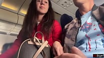 Risky Public Jerking Off On A Plane Full Of People   Public Dick Flashing