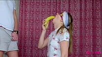 Stepbrother tricked his stepsister when she passed a challenge with food and seduce her to blowjob and first sex Hot role play porn video by Nata Sweet Stepbrother tricked his stepsister when she passed a challenge with food and seduce her to blowjob and first sex Hot role play porn video by Nata Sweet