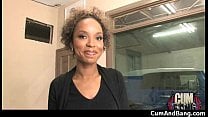 Ebony Cumslut Gets Multi Facial In Gangbang 29