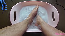 washing her big dirty feet washing her big dirty feet