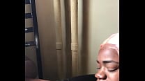 LITTLE SHY EBONY STEPSISTER SUCKING ME FAST AND NASTY CumShot
