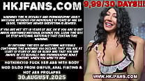 Hotkinkyjo fuck her ass with body mod dildo from oiefur  anal fisting  amp  hot ass prolapse