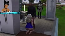 Sims 4   Revisting the Sims and having a milf and a goth milf live together and have sex with different people