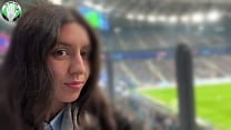 I get fucked in the stadium toilets during a football match I get fucked in the stadium toilets during a football match
