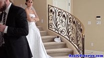 Stunning bride facialized by her Photographer Stunning bride facialized by her Photographer