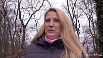 GERMAN SCOUT CURVY BBW MILF SABRINA PICKUP AND ROUGH STREET CASTING FUCK IN BERLIN