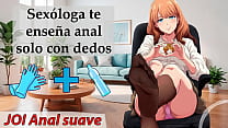 Aprende anal placentero solo con dedos JOI en espa ntilde ol