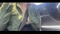Cum in this sexy car ridee with me while i flash my hot boobs