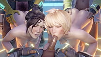Apex Legends Porn Wattson y Wraith