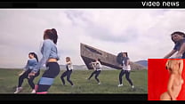 Crazy Russian teens dancing at WWII memorial