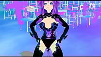 MMD Bubble Butt Purple Neptunia