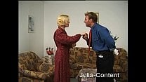 Mature blonde housekeeper Beate fucked hard   German 80s retro