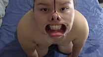 The cum as a mask is very good for the face The cum as a mask is very good for the face