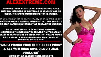 Maria Fisting fuck her pierced pussy amp ass with huge cone dildo amp anal prolapse Maria Fisting fuck her pierced pussy amp ass with huge cone dildo amp anal prolapse
